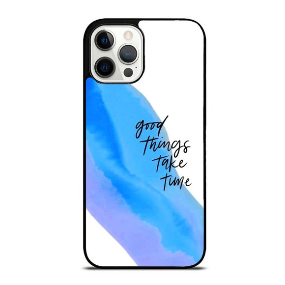 Good Things Take Time - Motivational Positivity Quote Minimalist iPhone Case - Picture 1 of 1